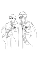 Harry Potter kleurplaat 5